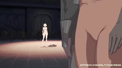 Мультфильм для взрослых: сисястая аниме-героиня выбрала огромный хуй для утех